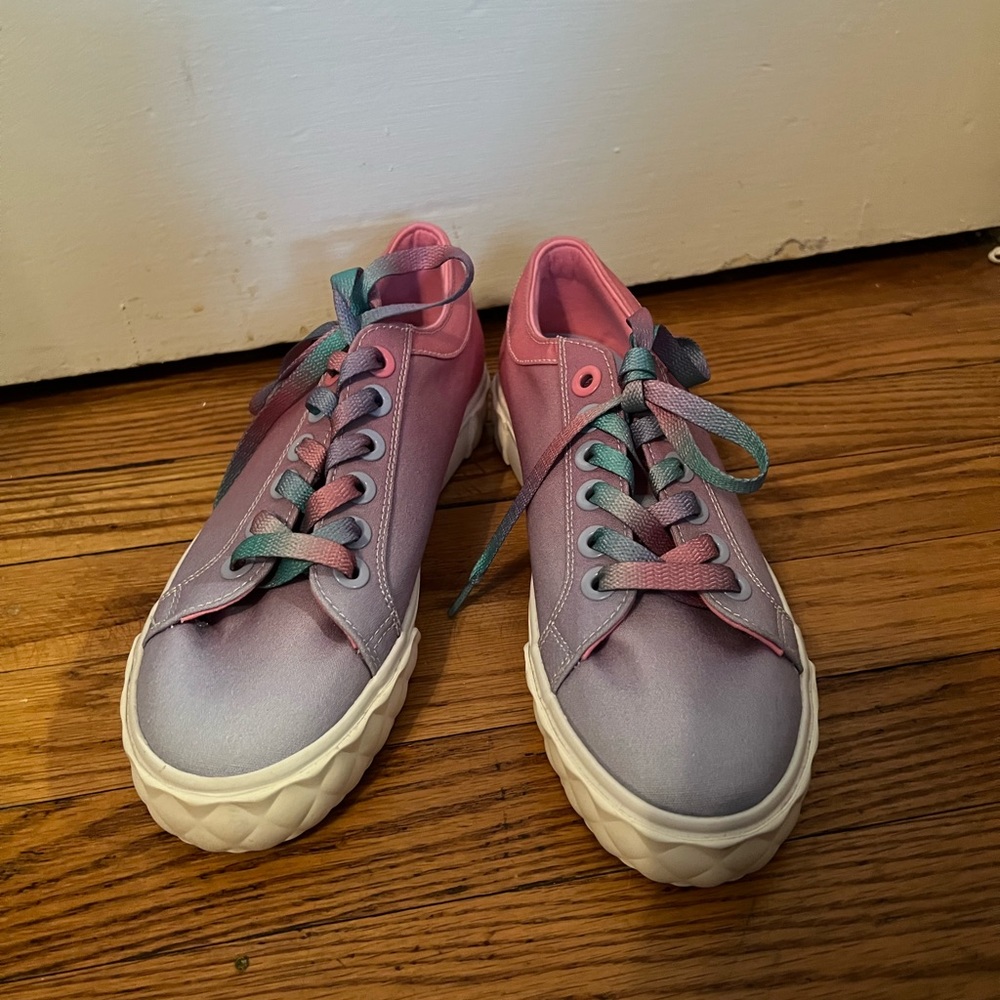 Aldo Rainbow Ombre Sneakers - size 7.5 Brand New!